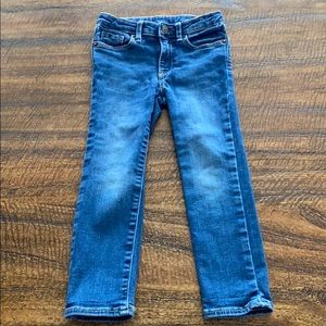 Gap 5t skinny fit dark wash jeans